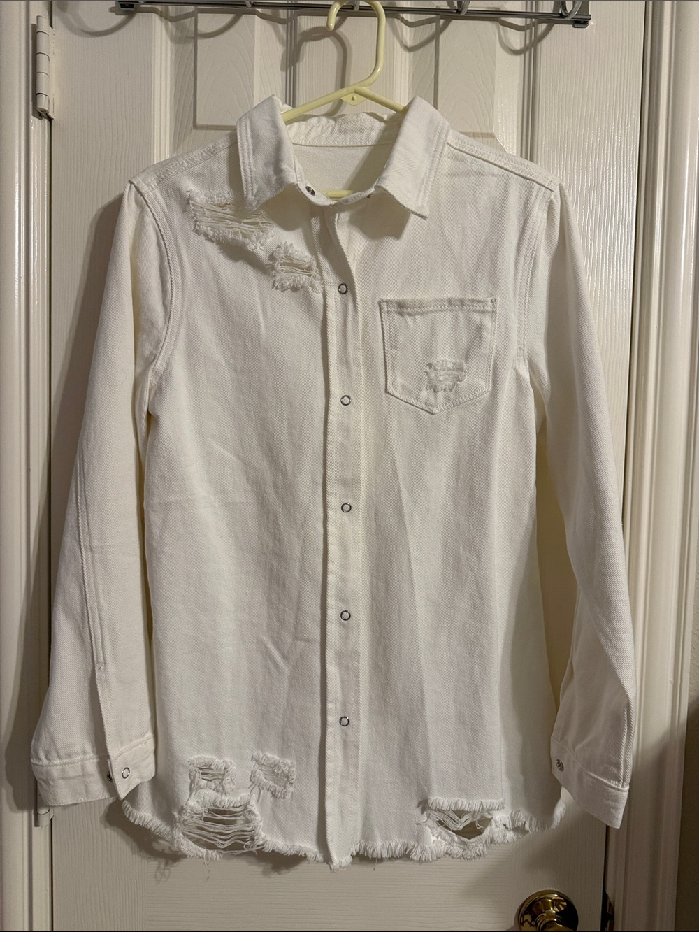 Women’s unbranded denim shirt/jacket size M